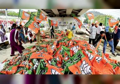 ബംഗാളും വീണു; ബി.ജെ.പിയെ അടുപ്പിക്കാതെ കേരളം, തമിഴ്‌നാട്, തെലങ്കാന, മിസോറം; എൻ.ഡി.എ ഭരിക്കുന്ന സംസ്ഥാന, കേന്ദ്രഭരണ പ്രദേശങ്ങളുടെ എണ്ണം 22 ആയി